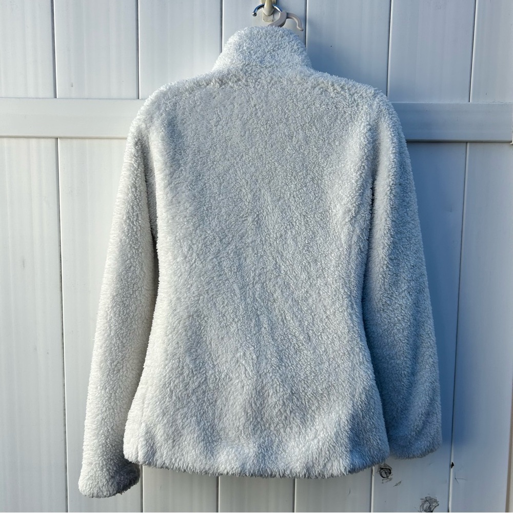 Patagonia Women's Los Gatos Fleece Jacket Full Zip Birch White | Size Medium - Picture 5 of 12
